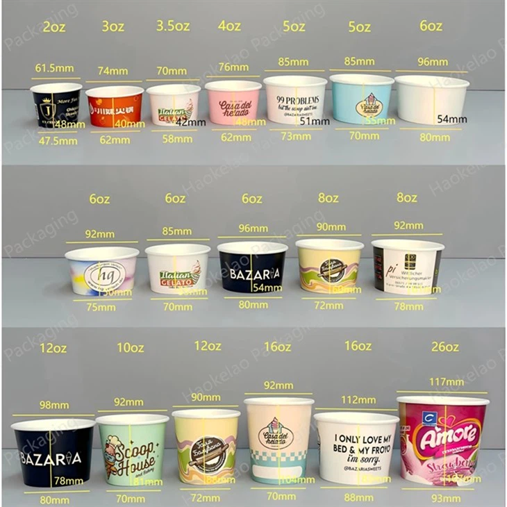 8oz Ice Cream Cup With Paper Lid And Wooden Spoon For Busy Indoor Venues 8oz Ice Cream Cup With Paper Lid And Wooden Spoon For Busy Indoor Venues