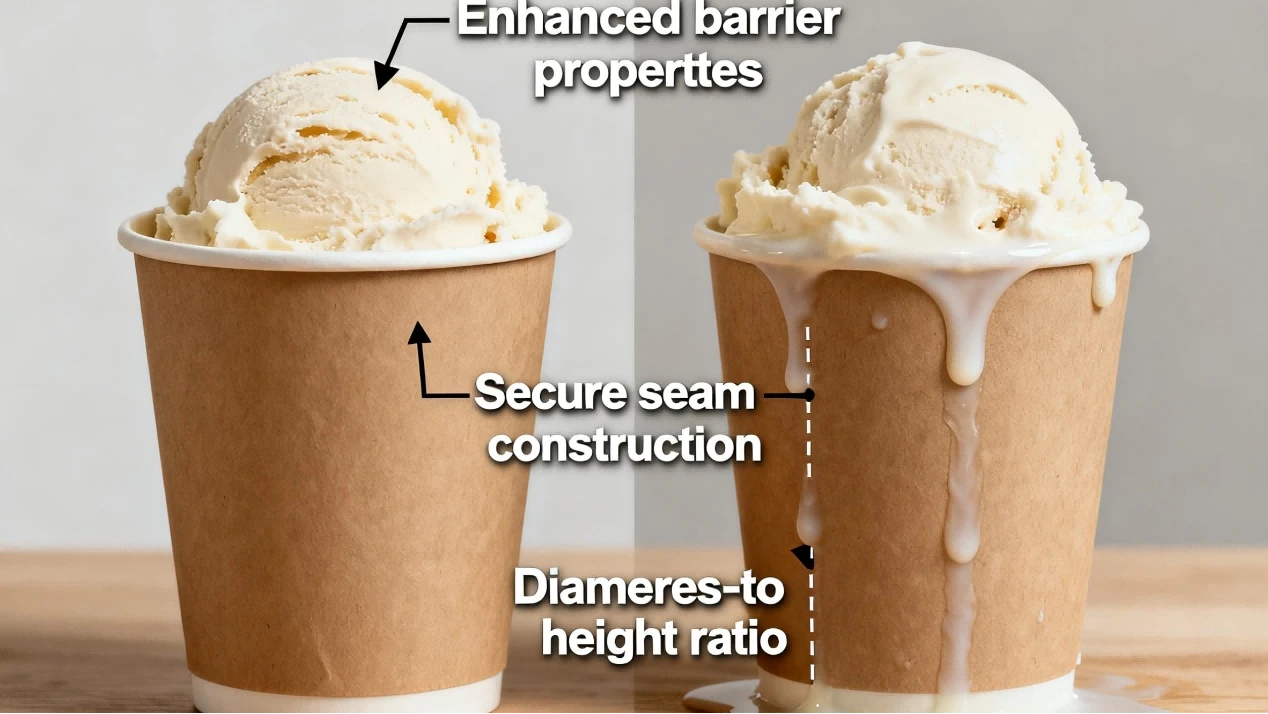 Leakproof ice cream paper cups 1 Leakproof ice cream paper cups 1