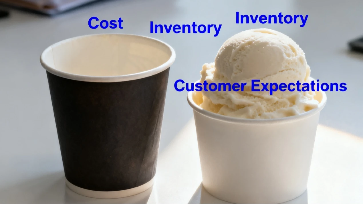 Leakproof ice cream paper cups 4 Leakproof ice cream paper cups 4