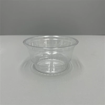 كوب آيس كريم بلاستيكي من مادة PET مع غطاء كروي